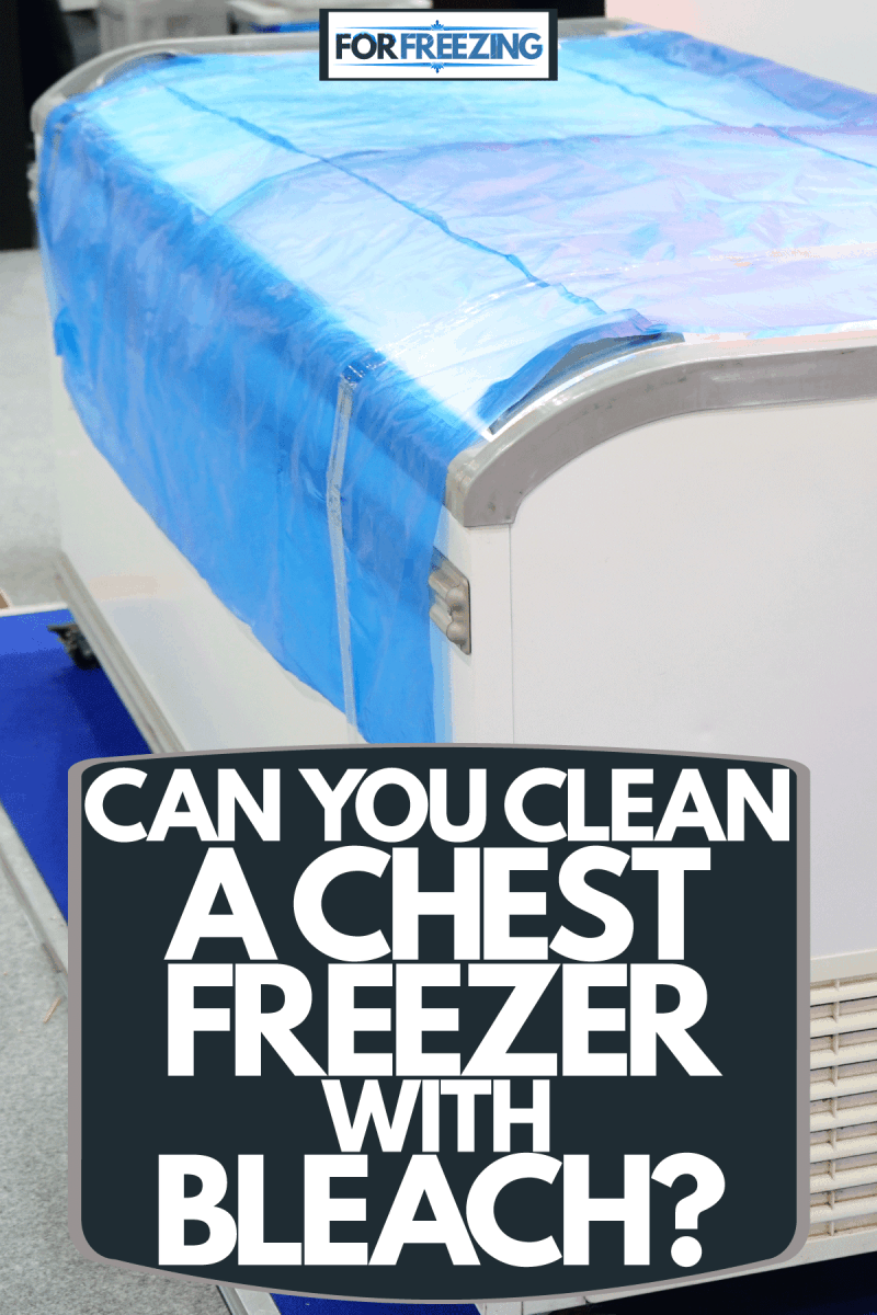 A chest freezer inside a grocery store, Can You Clean A Chest Freezer With Bleach?
