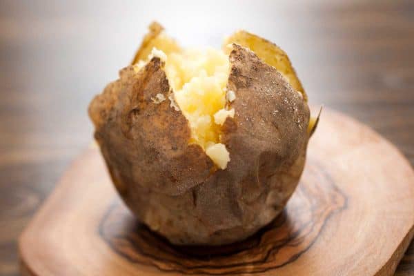 Plain hot baked potato with just butter, How To Freeze Baked Potatoes