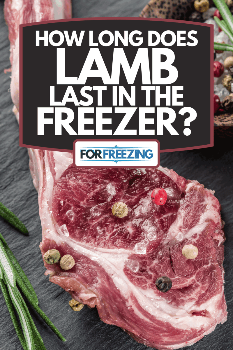 Raw lamb chops with garlic and herbs, How Long Does Lamb Last In The Freezer?