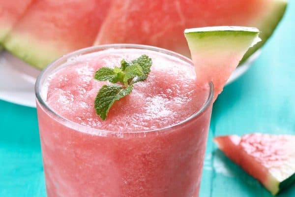 Watermelon sorbet in glass and slices, How To Freeze Watermelon - With 5 Recipes!