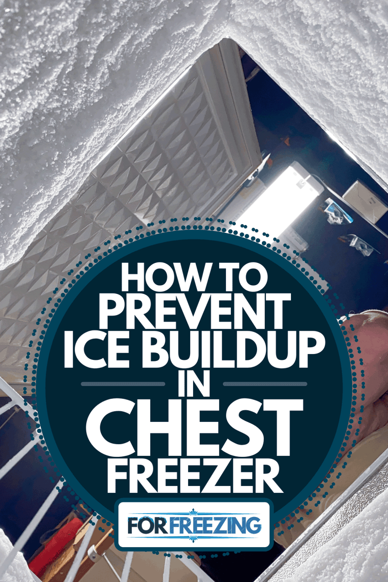 A frustrated man looking down at a defrosting chest freezer, How To Prevent Ice Buildup In Chest Freezer