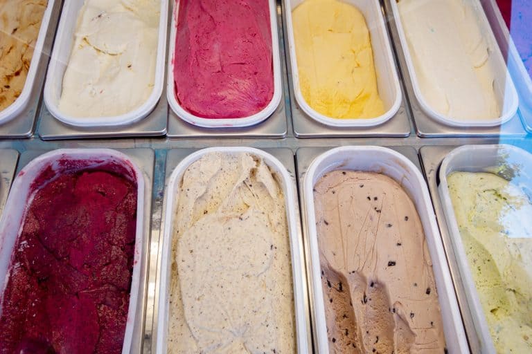 Different flavored ice creams, Where Is The Best Place To Store Ice Cream In The Freezer?