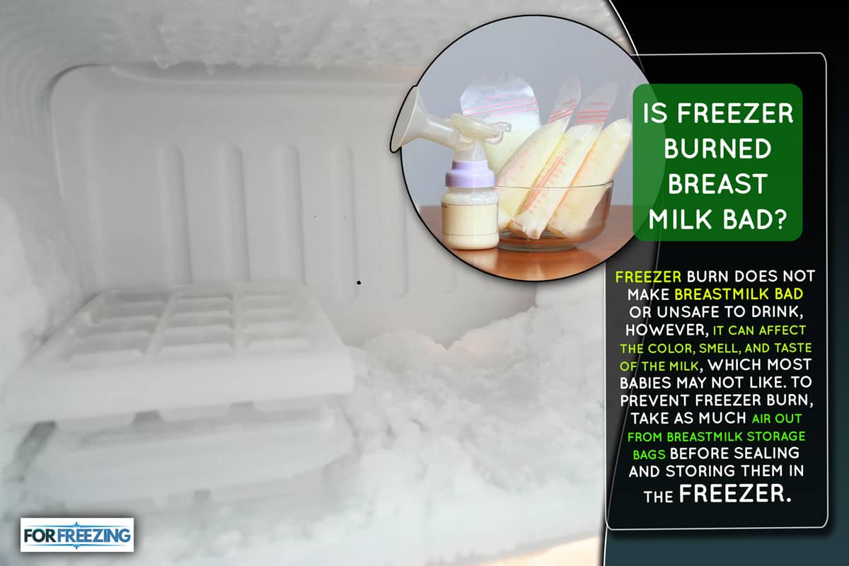 Freezer in the refrigerator., Is Freezer Burned Breast Milk Bad?