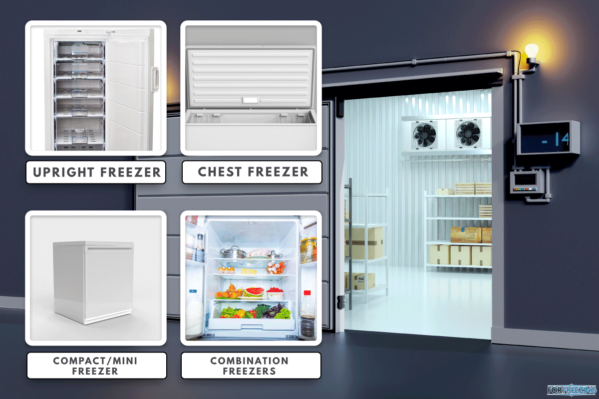 Refrigeration chamber for food storage, 8 Different types of freezers and their uses