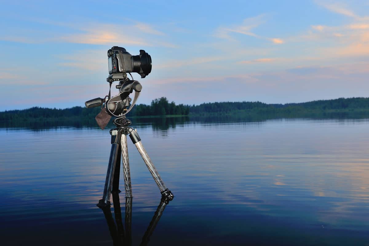 Using a tripod for a perfect shot